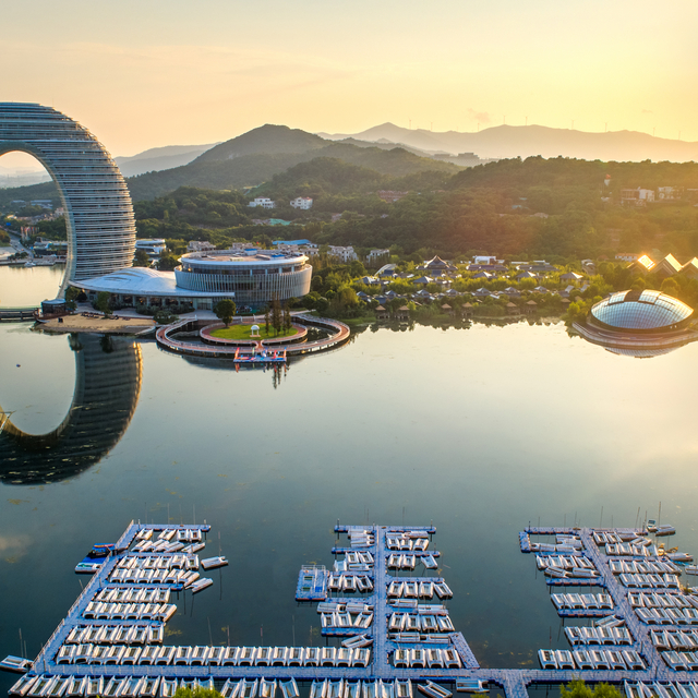 苏州湖州太湖天籁之梦月亮湾温泉VILLA